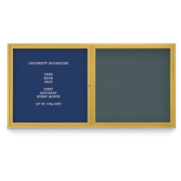 Corkboard, Cork/Bronze, 72"x36"